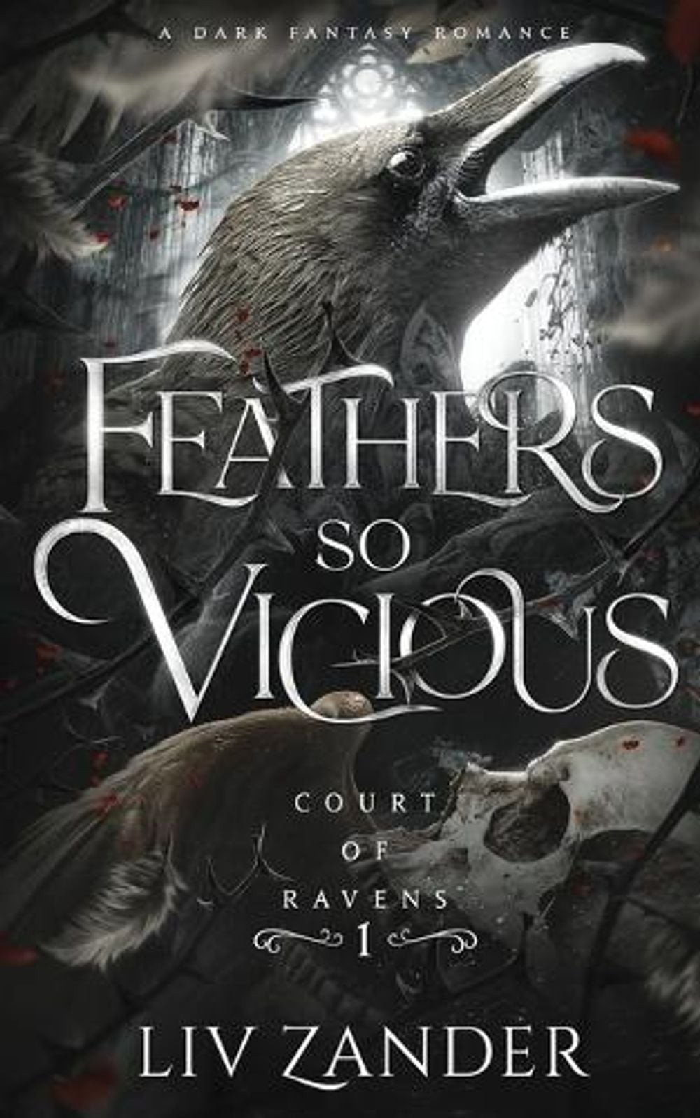 Feathers so Vicious: A Dark Fantasy Romance by LIV Zander Paperback Book