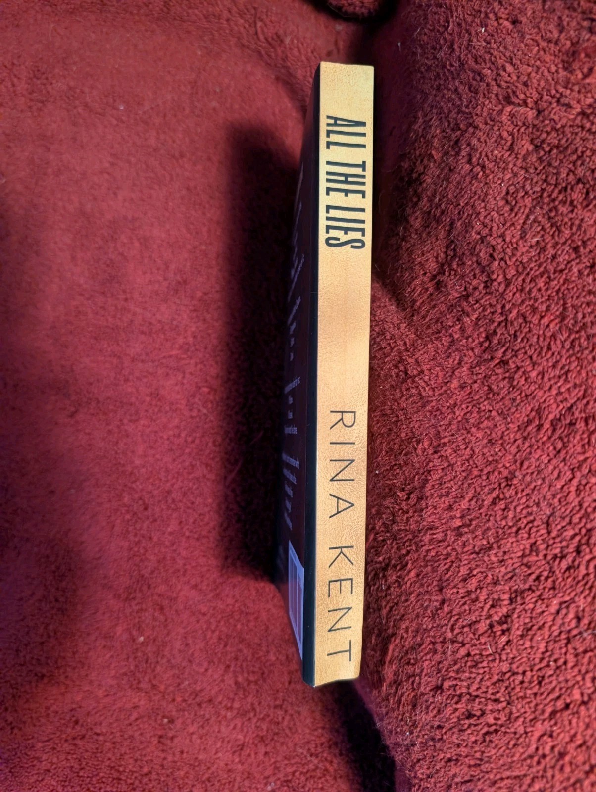 All the Lies (Lies & Truths Duet Book #1) Rina Kent .. 2022 Trade Paperback OOP