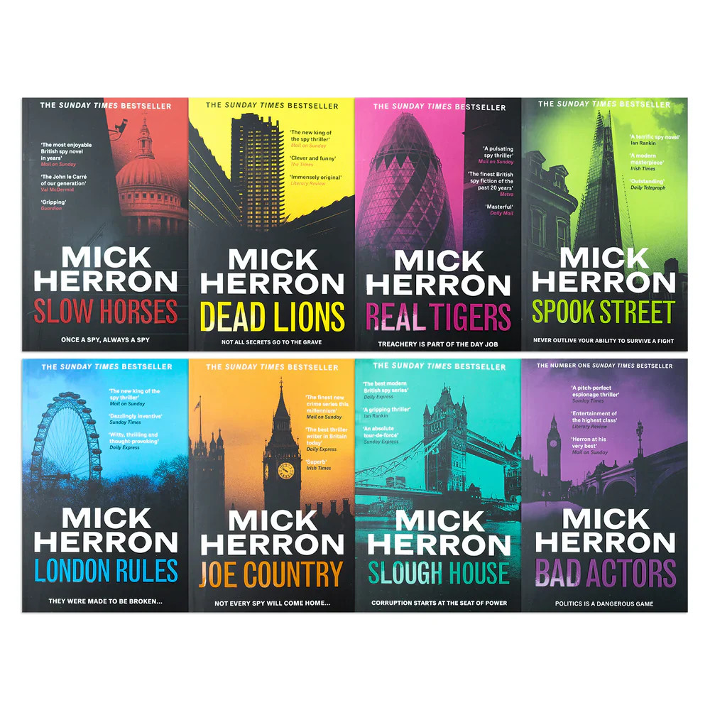Slough House Thriller Series 8 Books Collection Set By Mick Herron (Slow Horses,