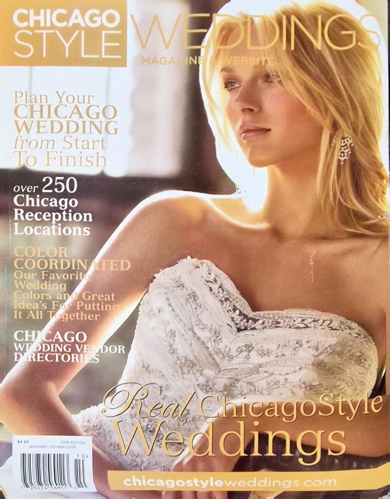 Chicago STYLE WEDDING MAGAZINE 480 pages Vintage Glamous Wedding Dresses