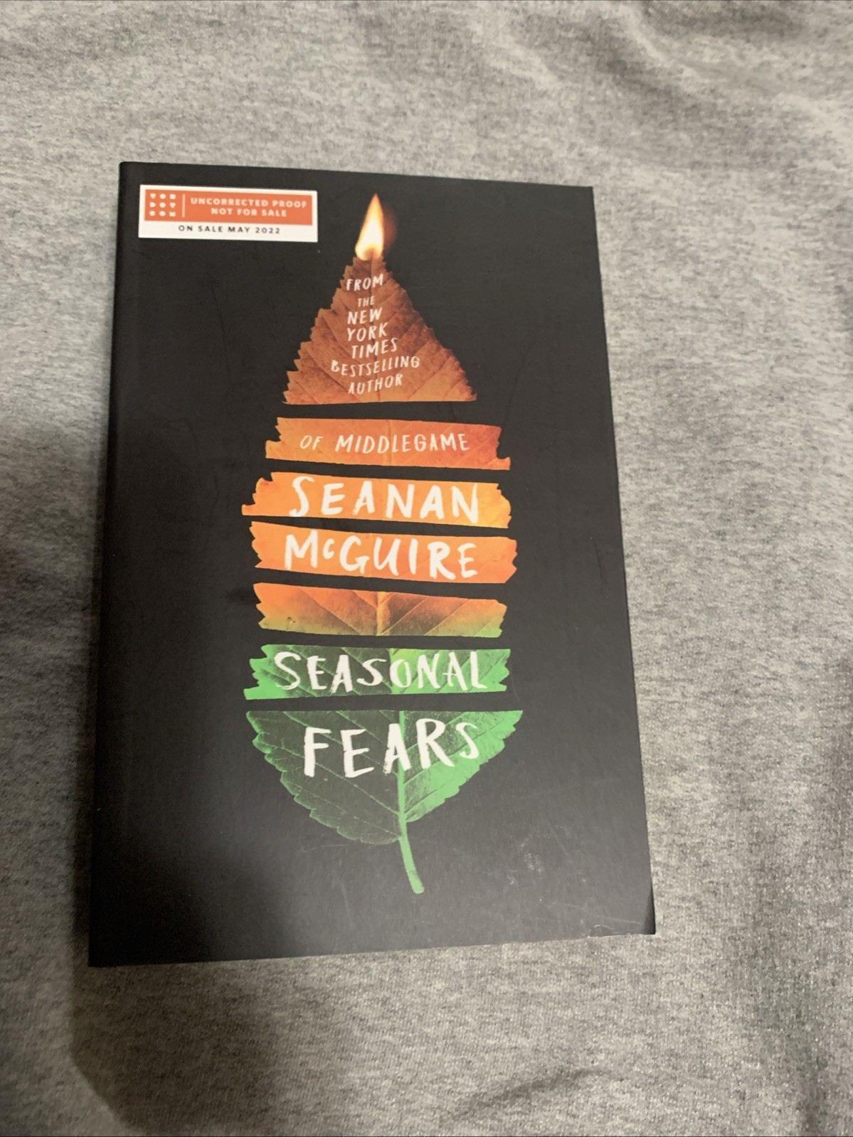 Seasonal Fears – Advance Reader’s Copy-By Seanan McGuire Paperback
