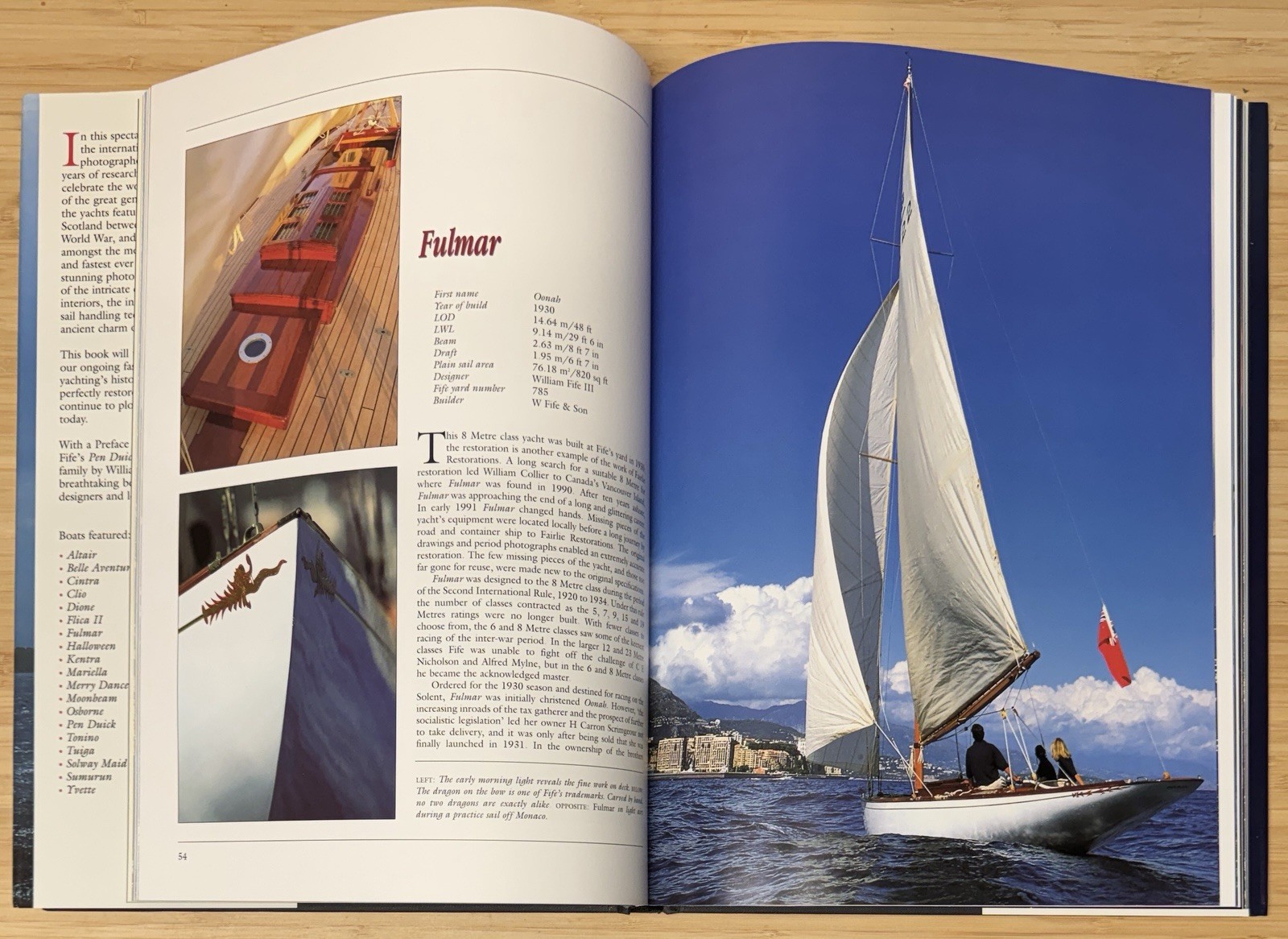 William Fife Master of the Classic Yacht by Franco Pace Hardcover +DJ + Slipcase