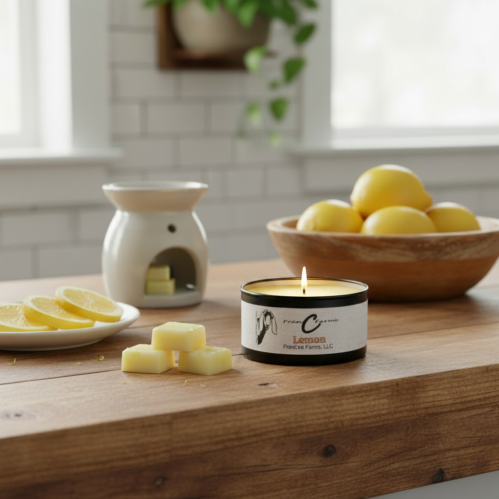 Lemon Soy Candle Tin – 8 oz. Tin
