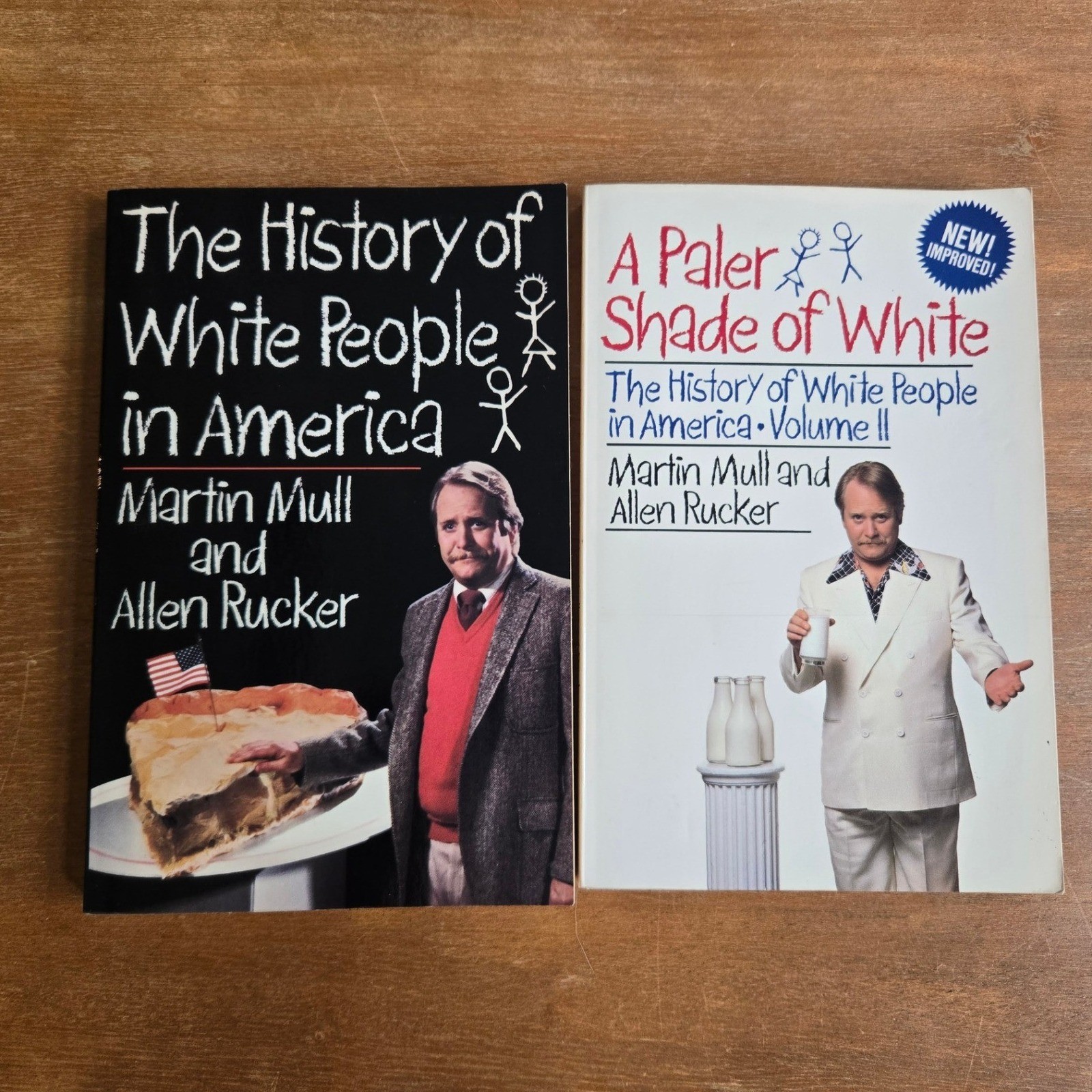 Martin Mull Humor Books Set 2 Vol White People in America Paler Paperback Books