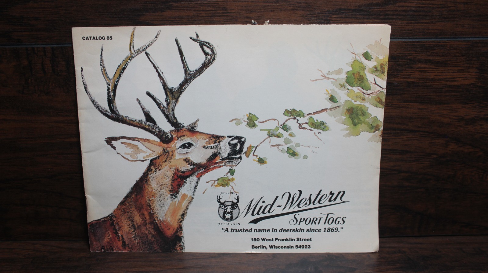 Lot of 4 Vintage 1980s Mid-Western Sport Togs Catalogs Berlin Deerskin Leather