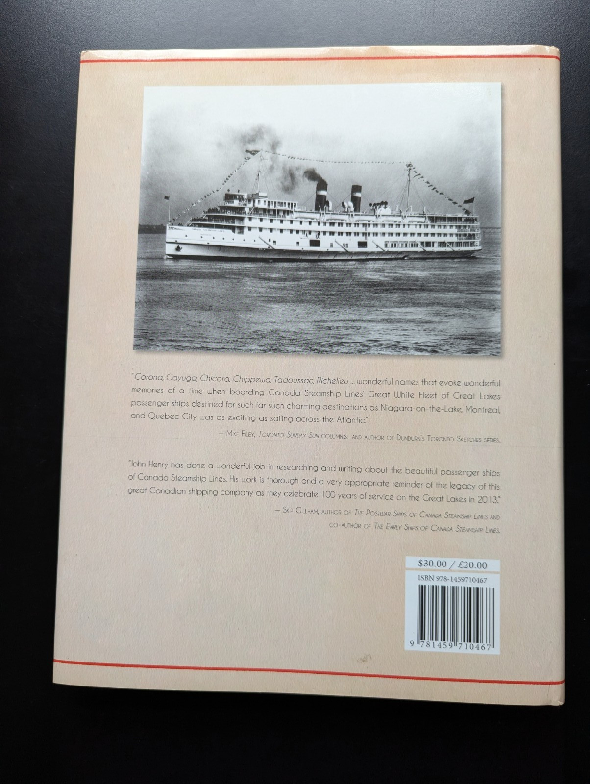 Great White Fleet Canada Steamship Lines John Henry Signed History HC