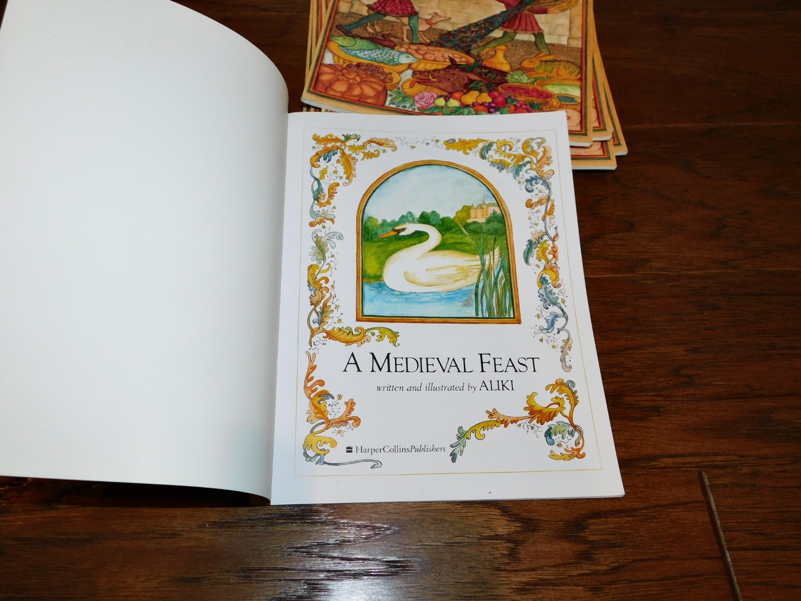 LOT 8 A Medieval Feast Aliki Reading Rainbow Children Book Age 4-8 Homeschool
