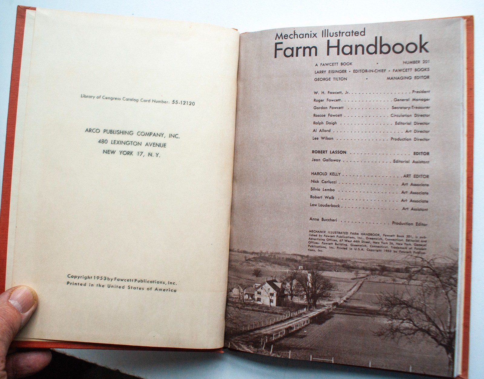 Mechanix Illustrated Farm Handbook 1953 ARCO PUB. NY, Fawcett Book 201 [178]