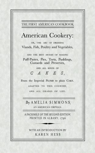 American Cookery, USA, Applewood Books, Paperback