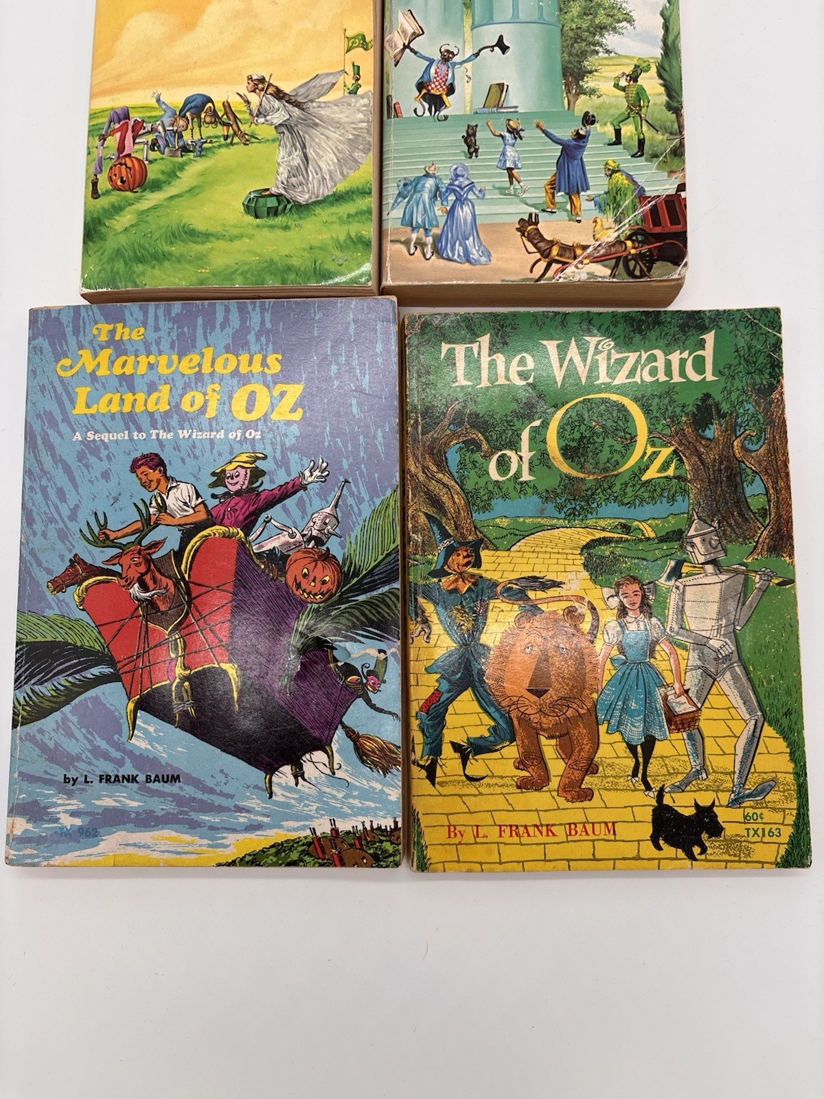 Wizard Of Oz Chapter Books Set Of 4 Vintage 1970s Paperback Books Scholastic