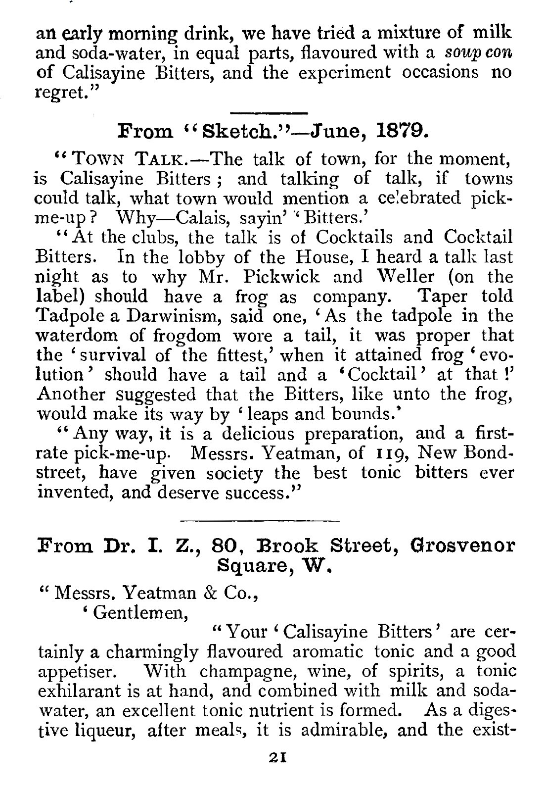 Drinks And How To Make Them “1880” 32 Pages
