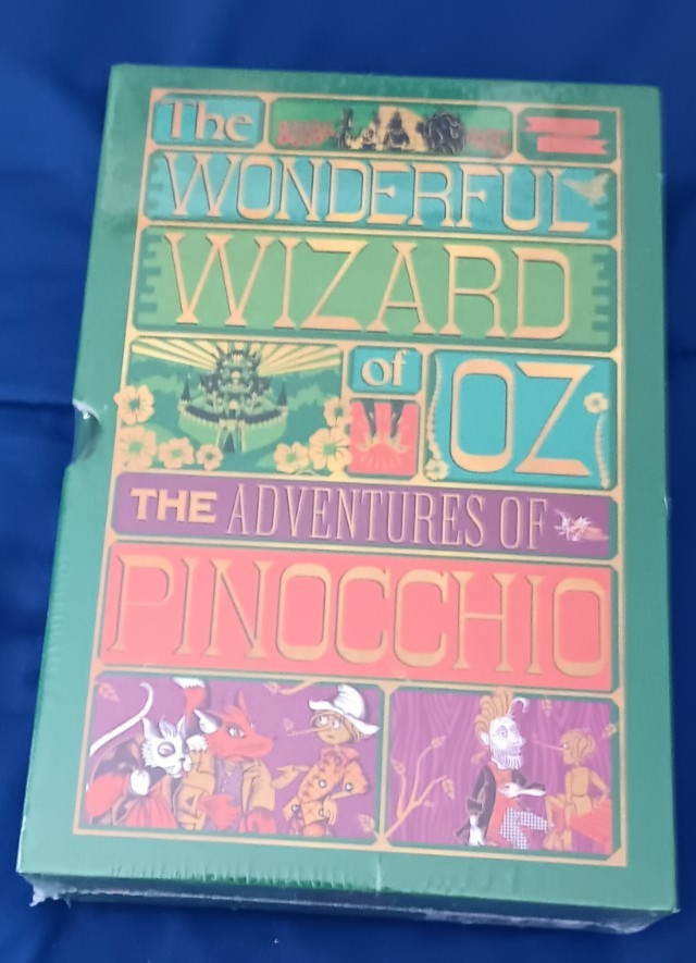 MinaLima Set of 2 Wizard Of Oz and The Adventures of Pinocchio Interactive-NIP