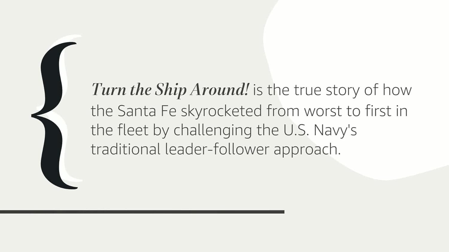 Turn The Ship Around! [Paperback] Marquet, L. David and Covey, Stephen R