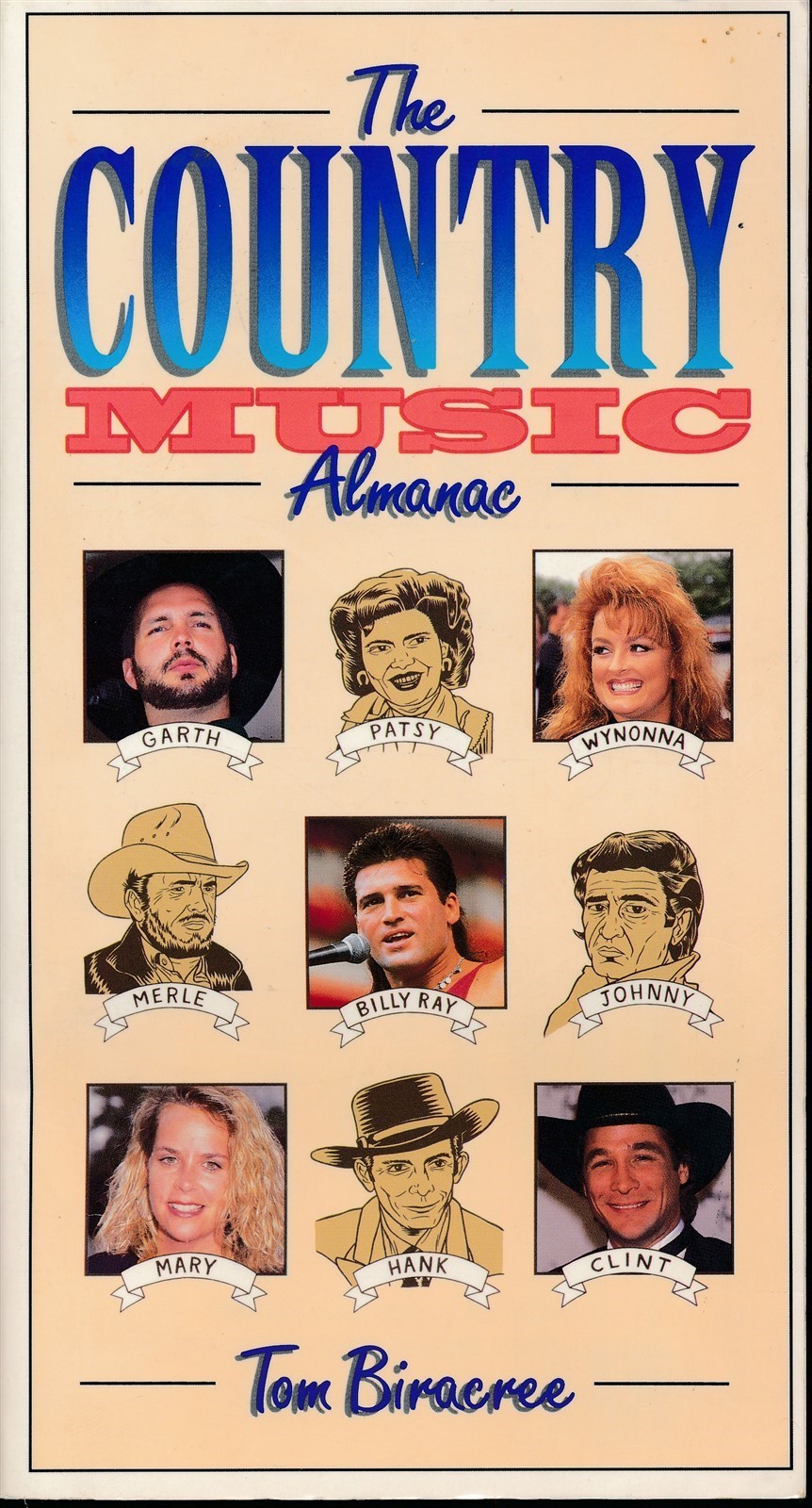1993 THE COUNTRY MUSIC ALMANAC (GOOD CONDITION) 280 PAGES