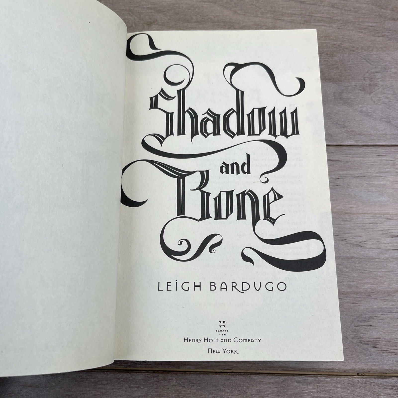 Shadow and Bone The Grisha Trilogy Books 1-3 Square Fish Hardcover Leigh Bardugo