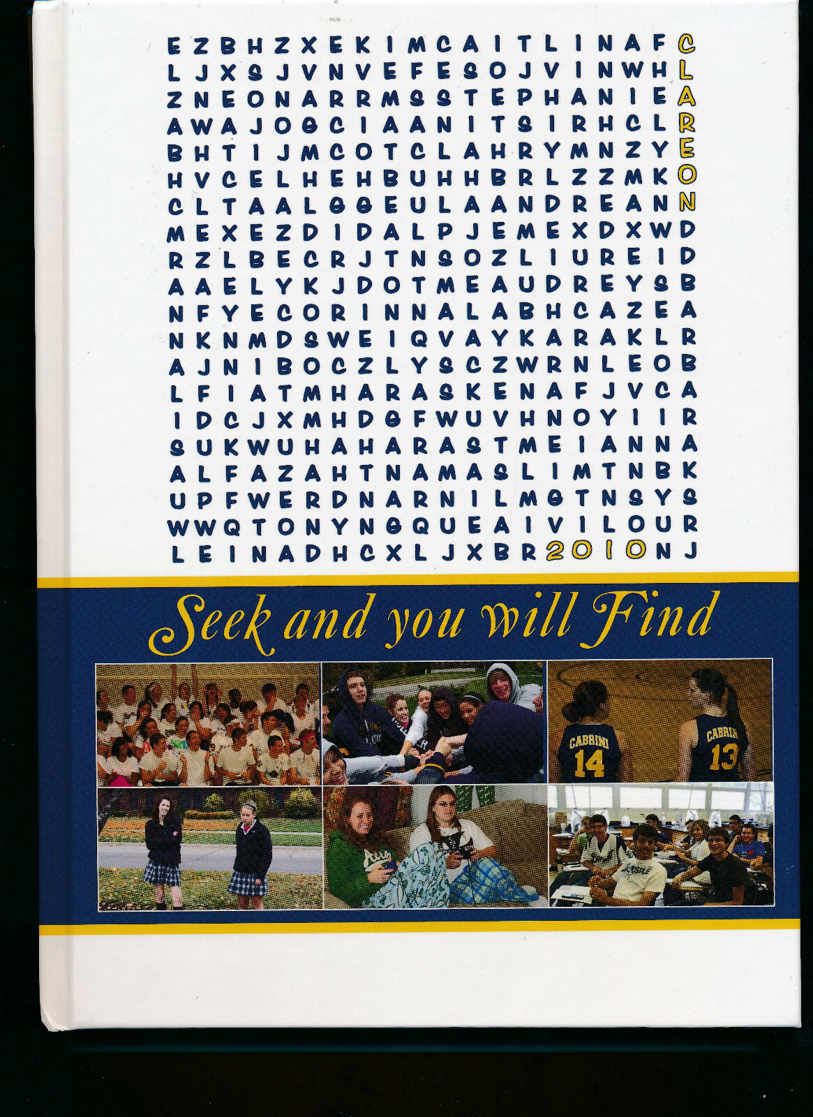 Allen Park MI Cabrini High School yearbook 2010 Michigan