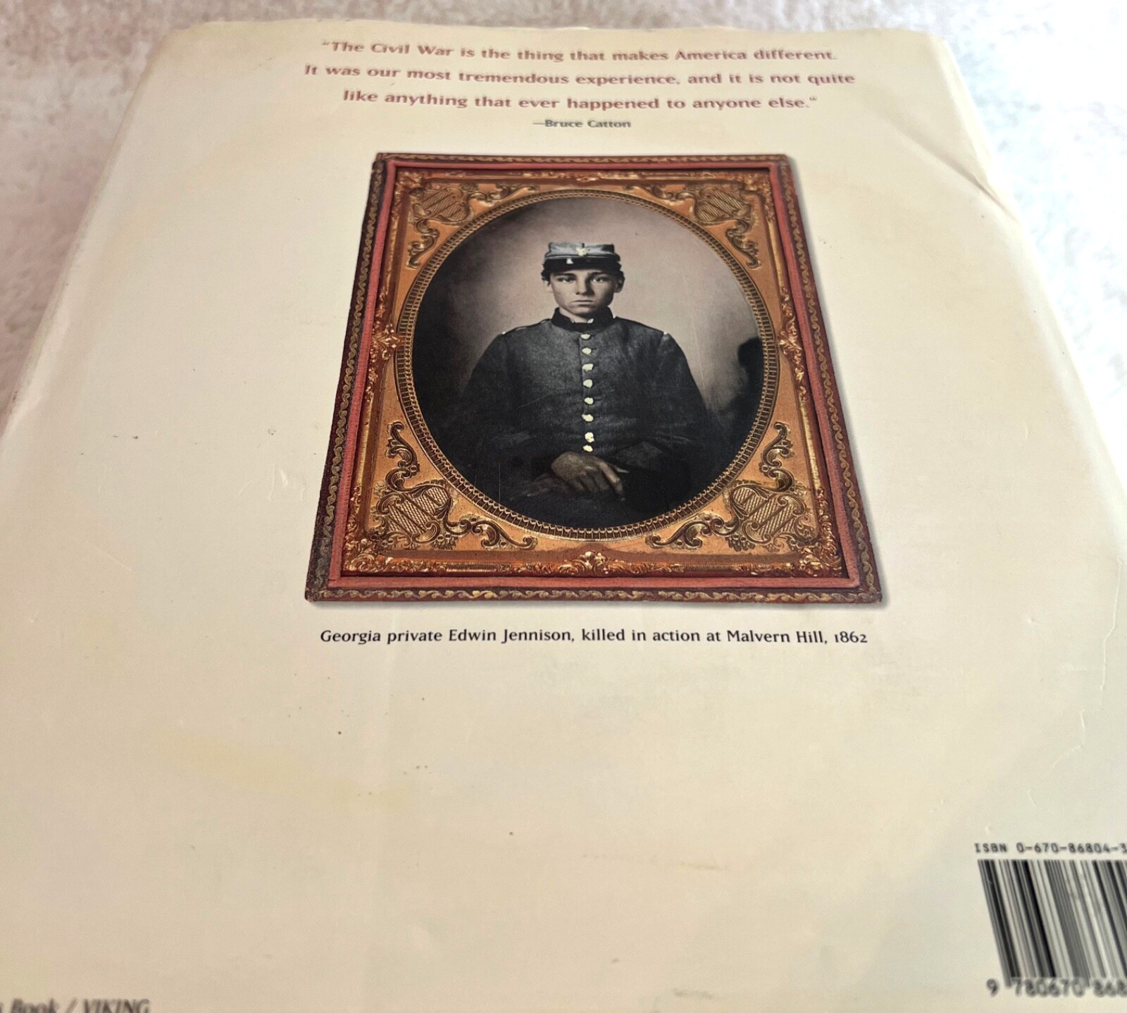 The American Heritage New History of The Civil War HCDJ Vintage Bruce Catton