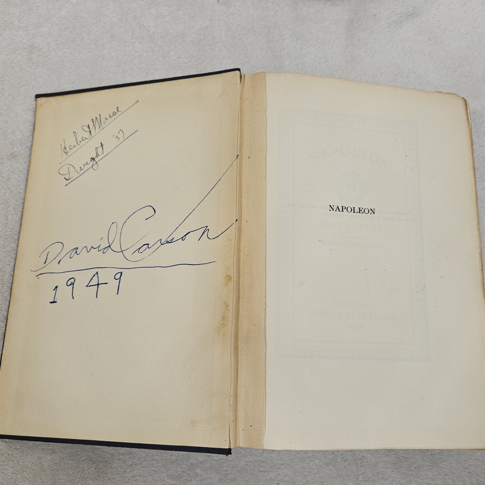 1926 Napoleon By Emil Ludwig Boni & Liveright Hardcover Book 1-5 In One
