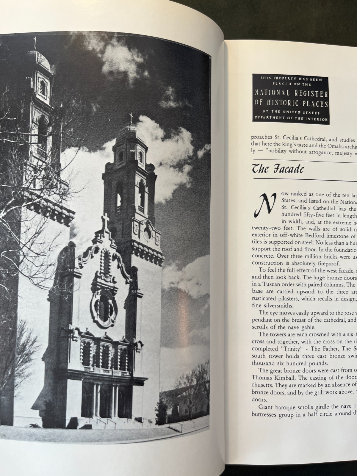 St. Cecilia Cathedral 1981 Diamond Jubilee Book by Ione Werthman