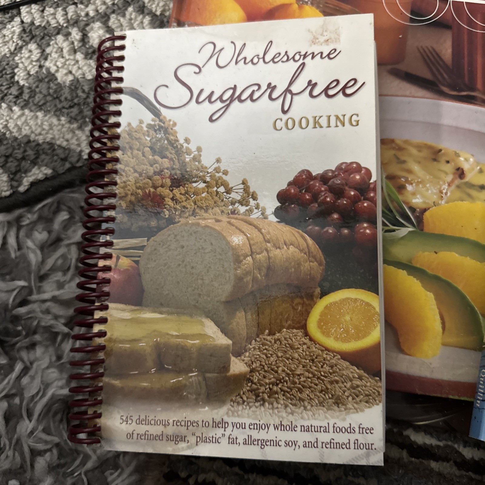Wholesome Sugarfree Cookbook Cooking Cook Book 545 Recipes 280 Pages 2008
