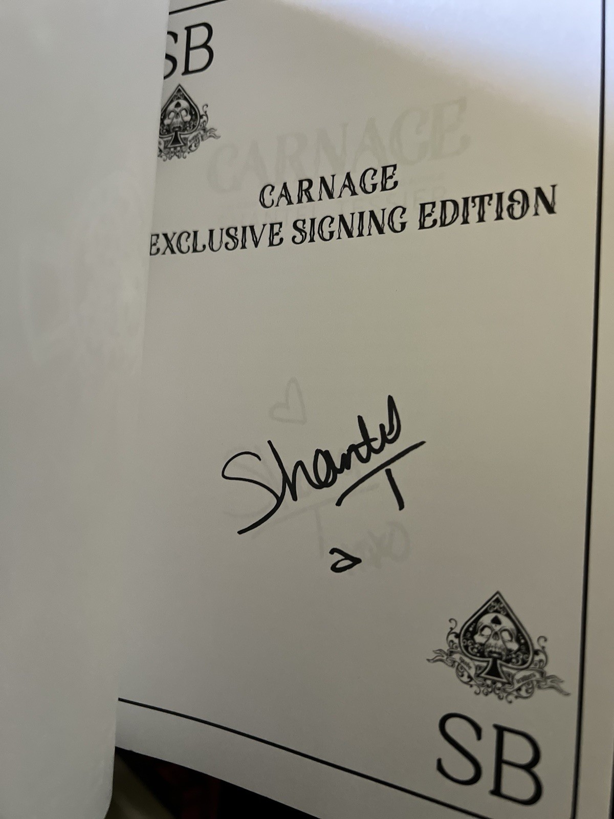 Shantel Tessier Carnage Exclusive Signing Edition