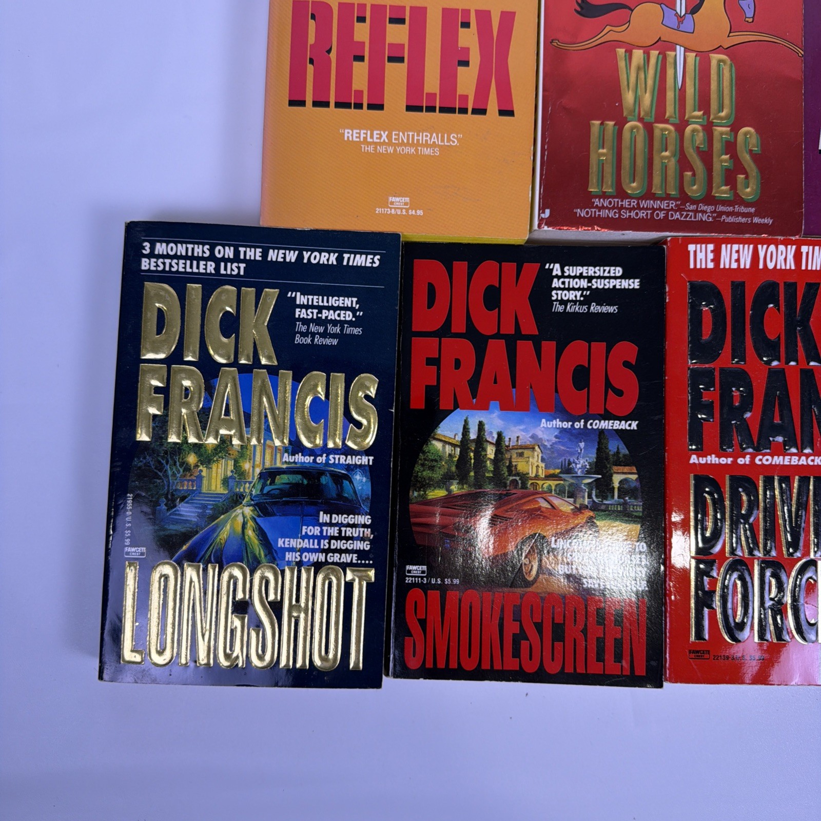 Lot of 13 Dick Francis Paperback Mysteries, VG Condition SEE PICTURES