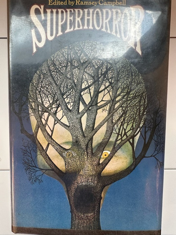 SUPERHORROR Hardcover, Ramsey Campbell, St. Martin’s Press, 1976, VG Excellent