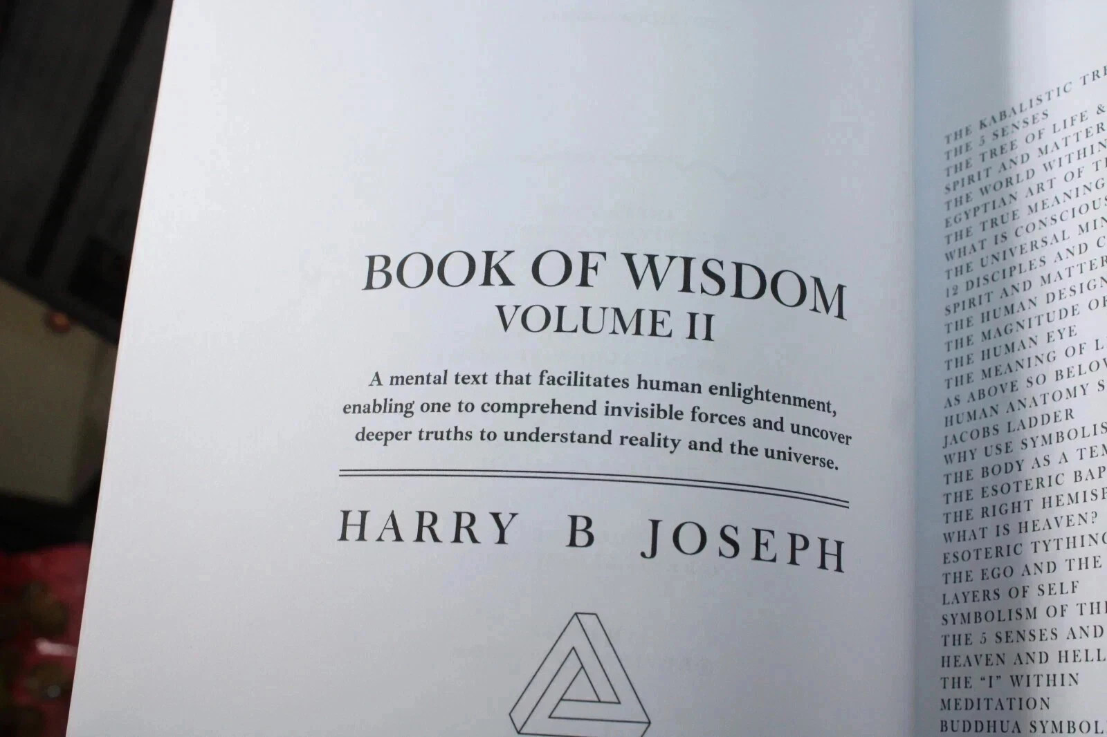 Book of Wisdom Volumes 1 & 2 by Harry B. Joseph 2-Book Spiritual Set USA Stock