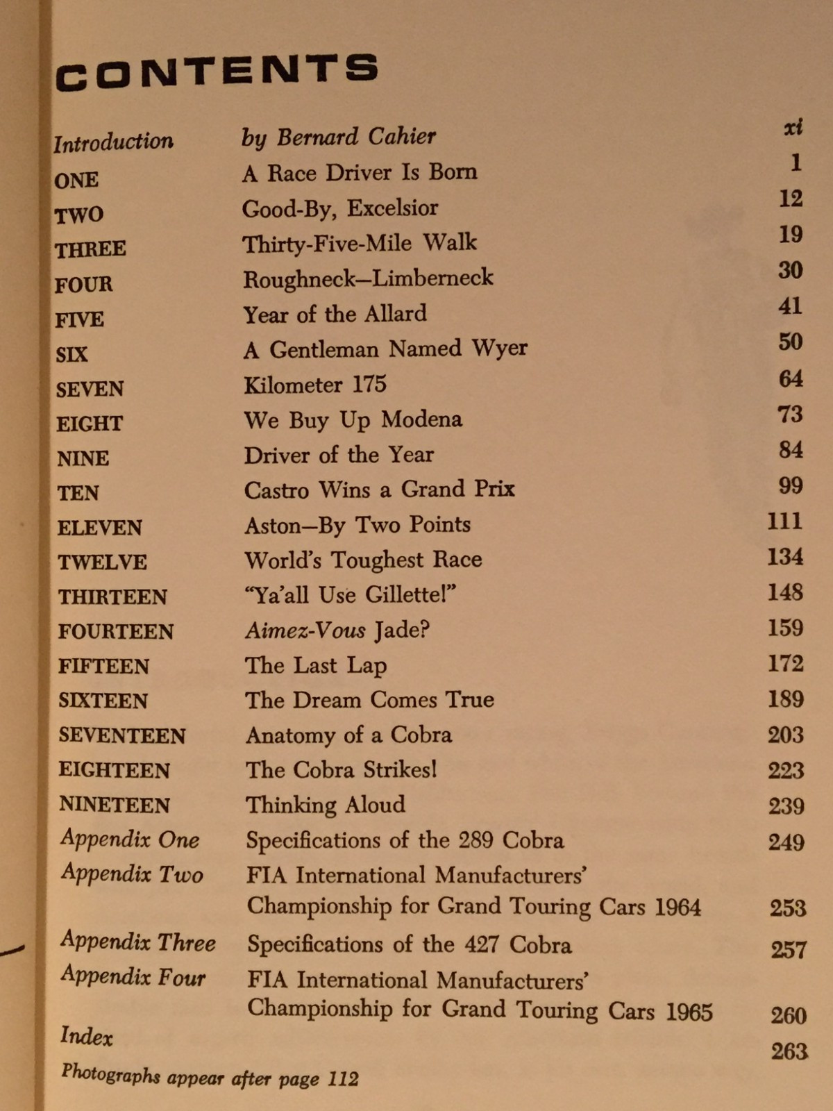 THE COBRA STORY: A Man, His Dream, and His Automobile. 1974 Reprint / 272 pages