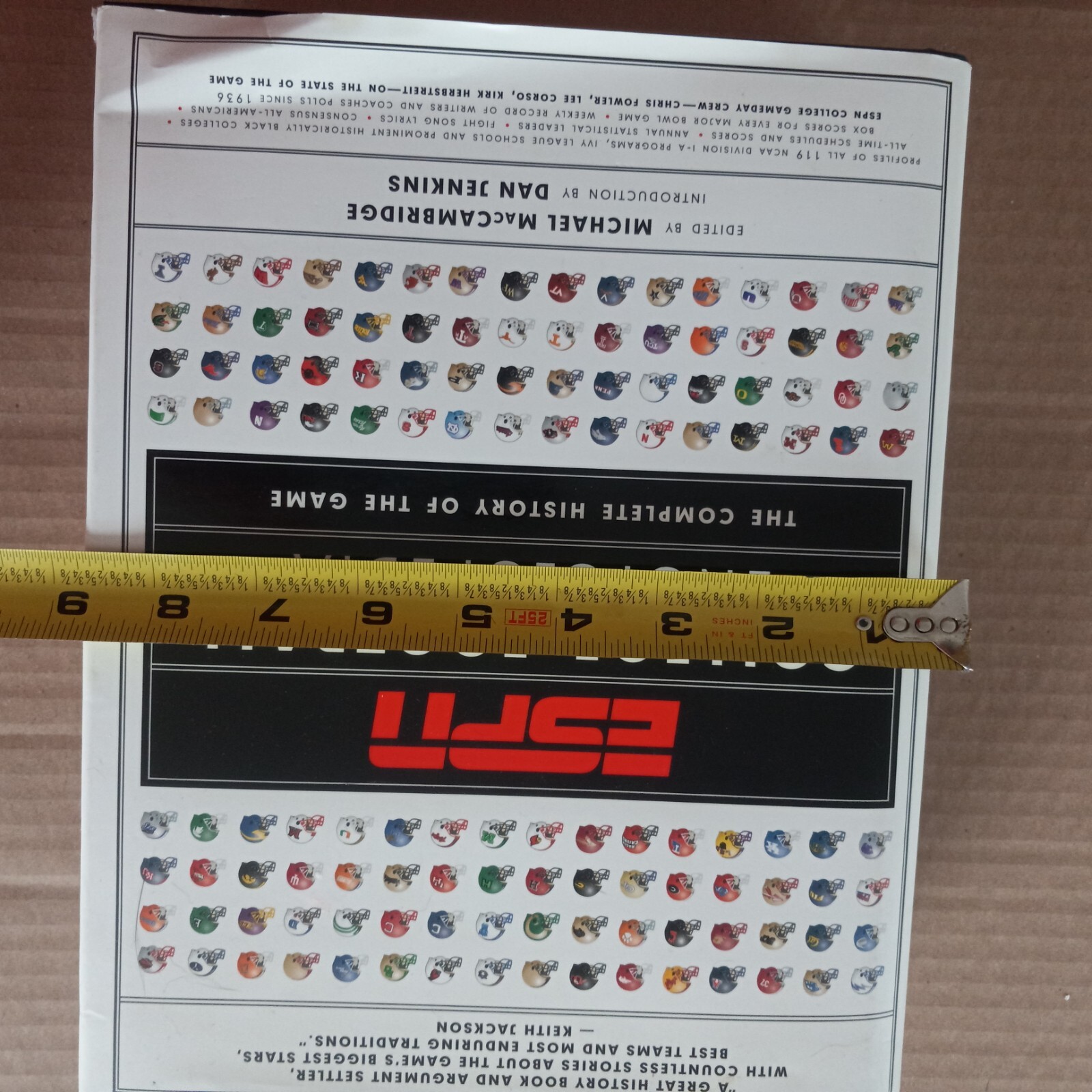 ESPN College Football Encyclopedia Published 2005 With 1,630 Pages Of…