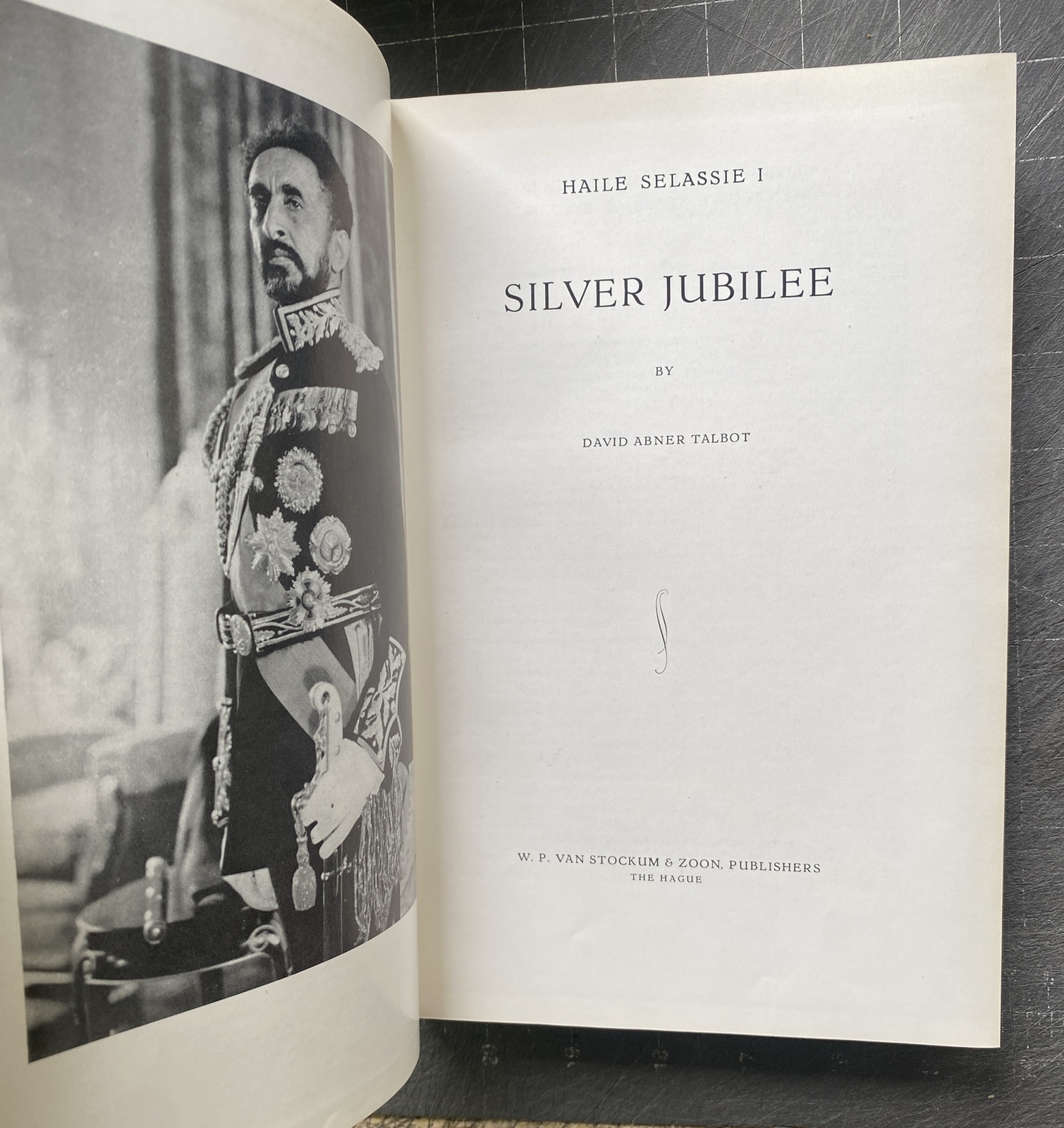 Haile Selassie I : Silver Jubilee by David Abner Talbot (HC, 1st Edition, 1955)