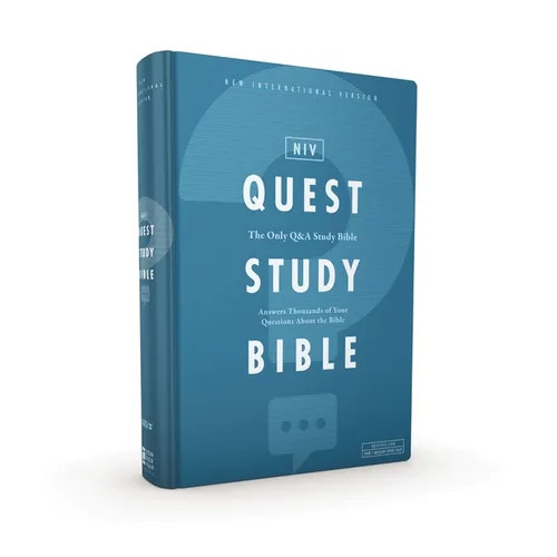 Niv, Quest Study Bible, Hardcover, Comfort Print: The Only Q and A Study Bible