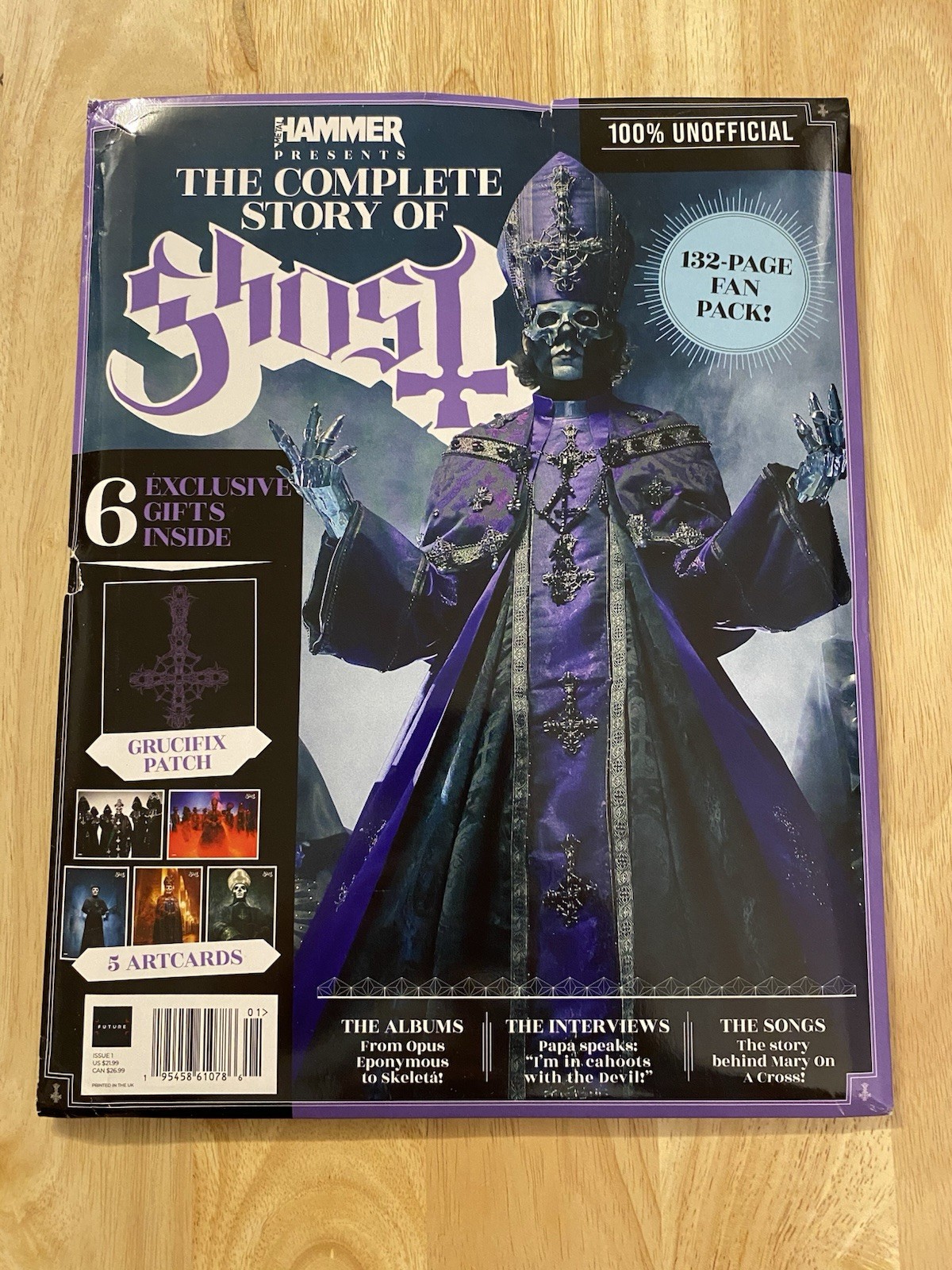Complete Story Of Ghost Fan Pack Patch Art cards Music Metal Hammer US SELLER