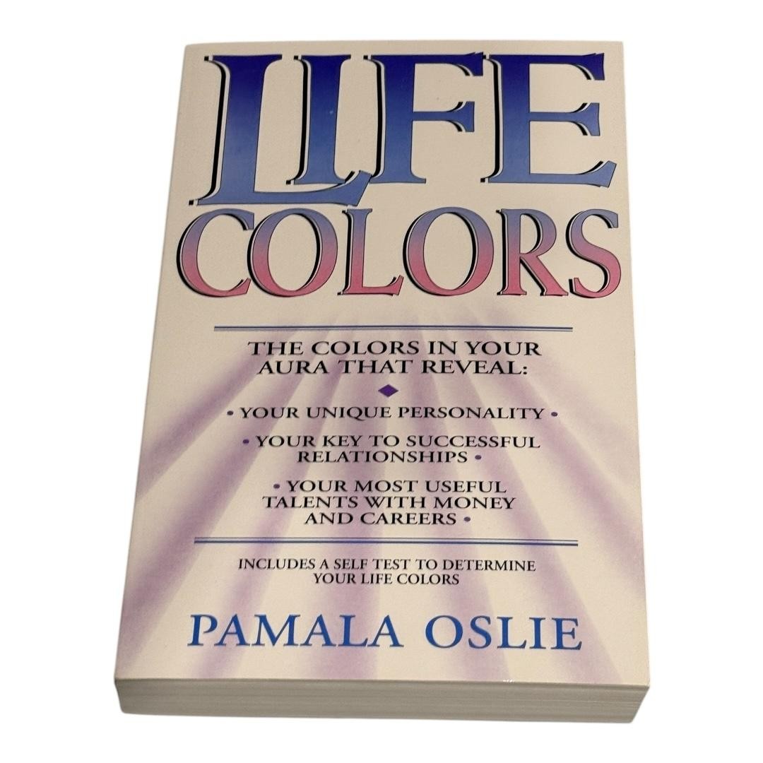 Vintage 1991 Life Colors Pamala Oslie Paperback New World Library Aura Guide