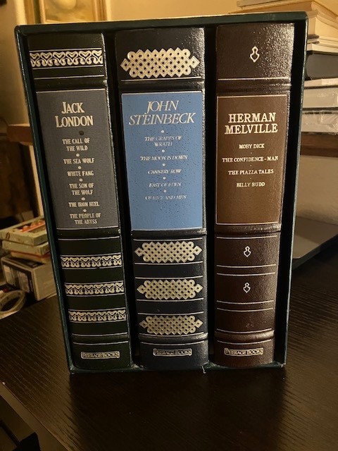 AMERICAN CLASSICS COLLECTION (3 VOLUMES) By Steinbeck Melville London