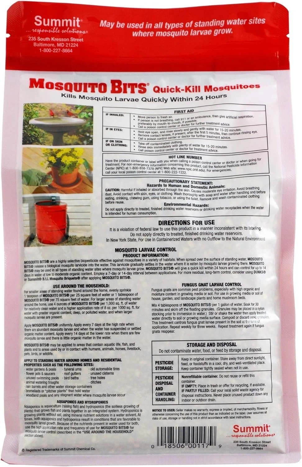 CHEMICAL CO 117-6 30OZ Mosquito Bits