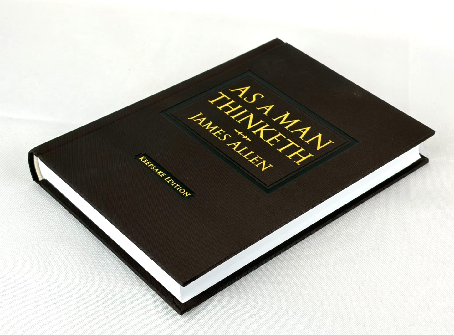 AS A MAN THINKETH Deluxe Keepsake Edition by James Allen Hardcover Brand NEW