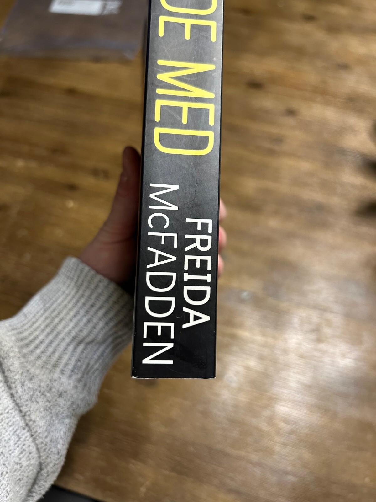 Suicide Med Book by Freida McFadden (Out Of Print) Collectible Paperback OOP