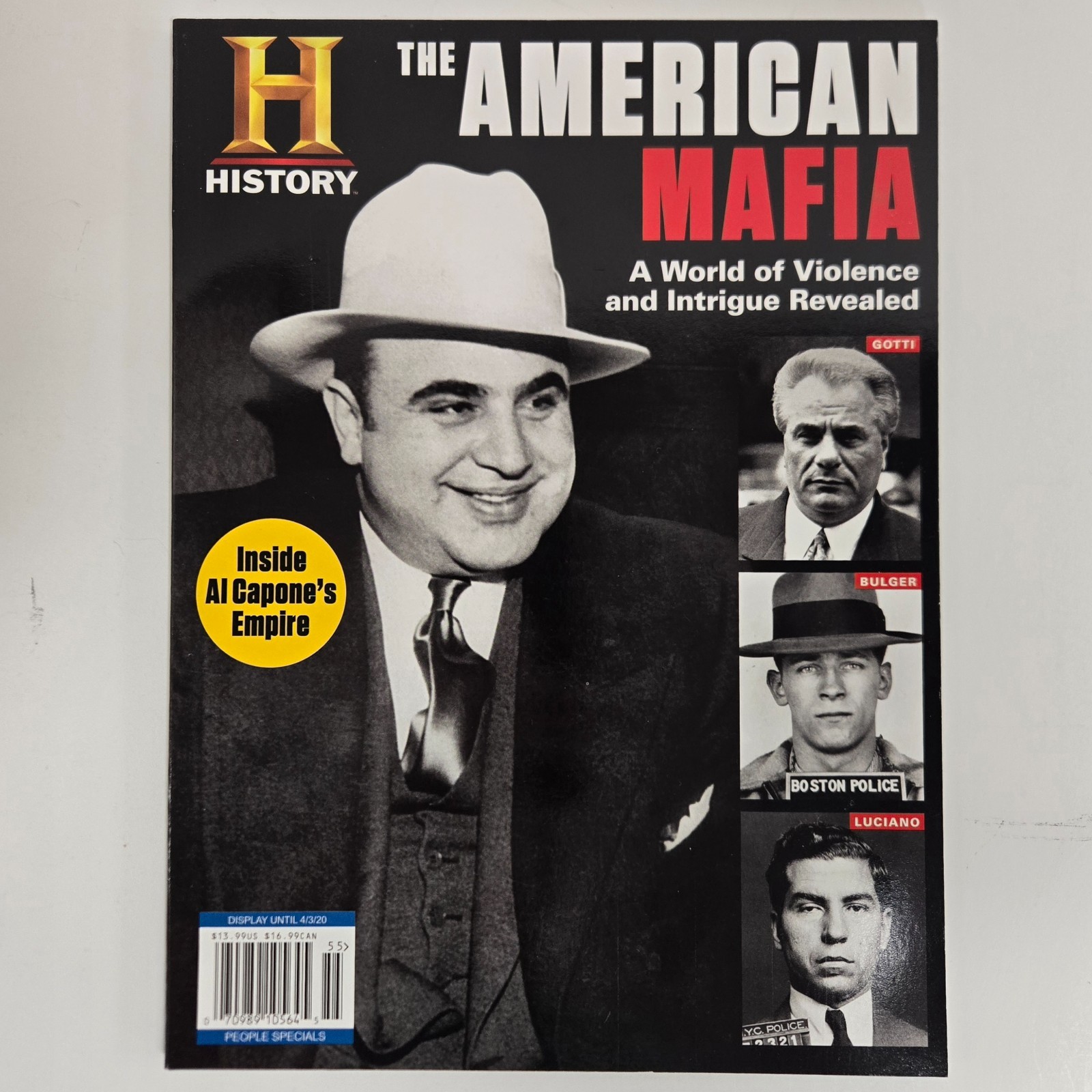 4 History Channel Bookazines ~ Mafia, Haunted History, Bible Treasures, Dead Sea