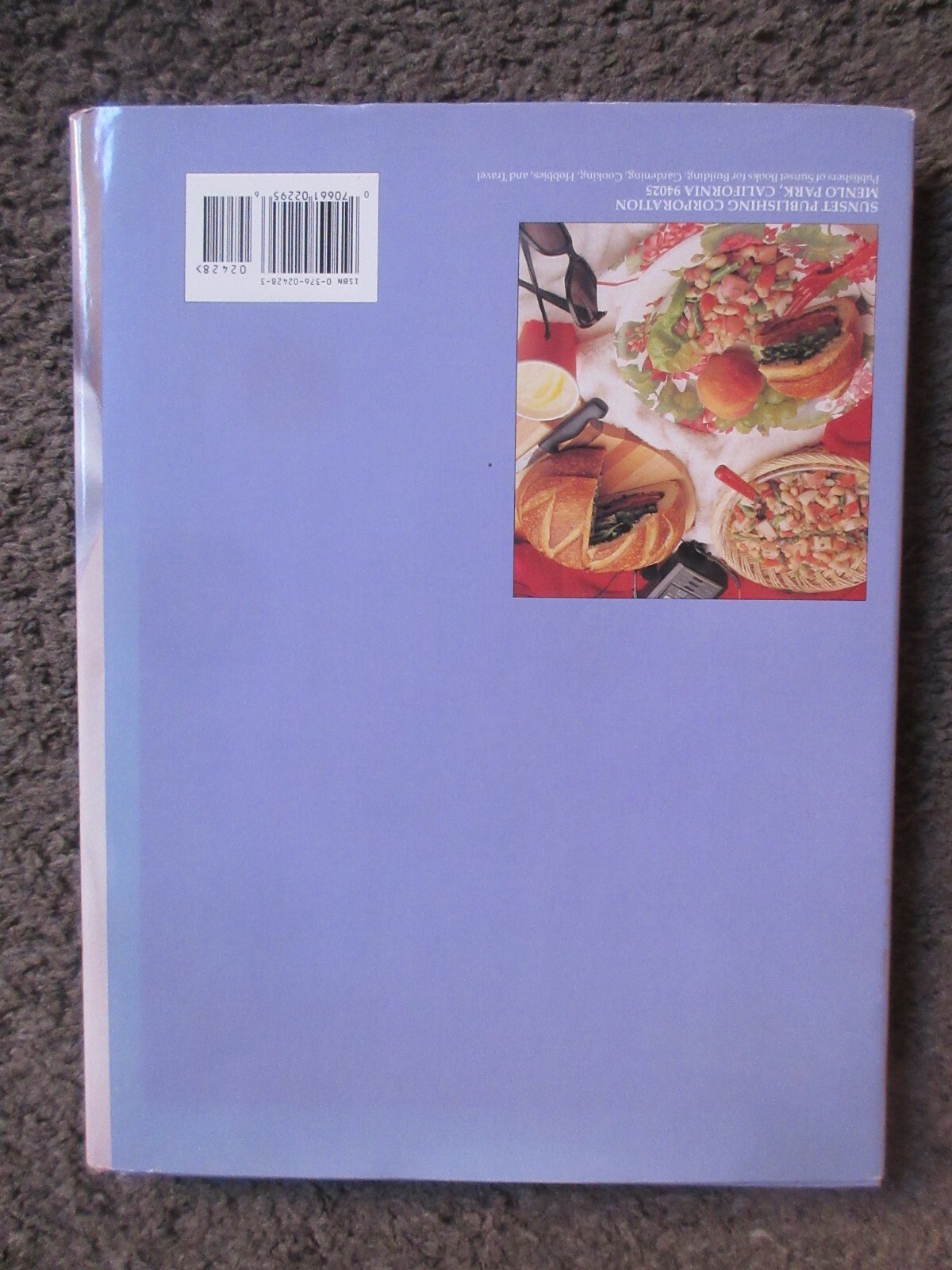 THE BEST OF SUNSET “LIGHT & HEALTHY COOK BOOK” 1990 HARDBACK EX.240 PAGES OOP