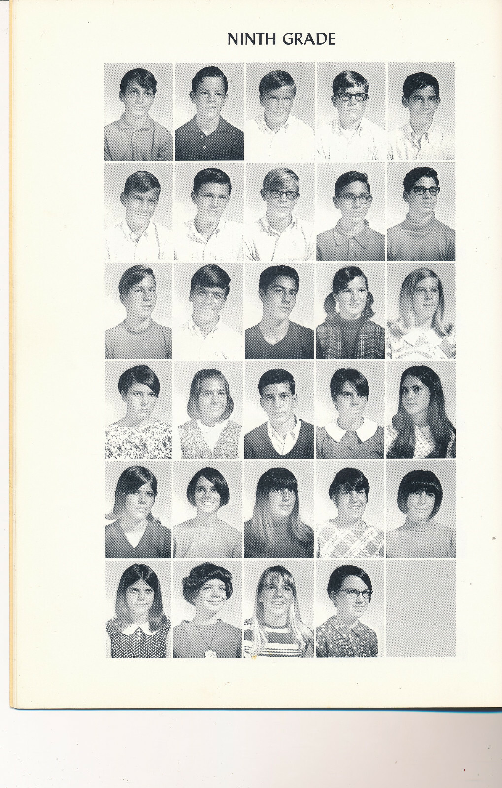 Allen Park MI South Junior High School yearbook 1969 Michigan Grades 9-7